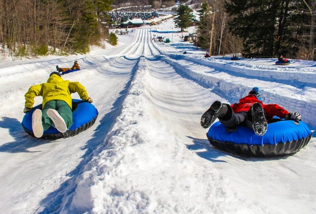 Gunstock Mountain Resort New Hampshire Snow Tubing near Boston