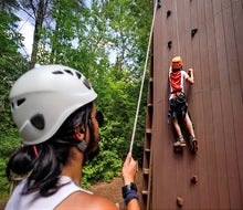 Kids can find new heights of fun and adventure at these short-session sleepaway camps in New England! Photo courtesy of Camp Walt Whitman