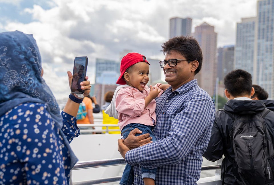 Cruise the harbor in Boston this Father's Day Weekend 2025! Father's Day Signature Lunch Cruise, photo courtesy of City Cruises