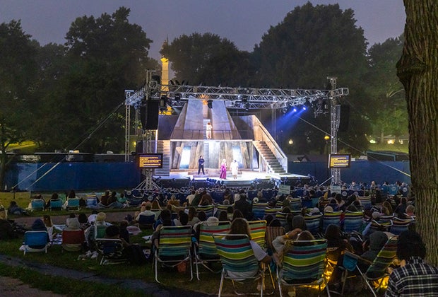 Boston Budget-Friendly Weekend Itinerary for Families Shakespeare on the Common Summer free theatre
