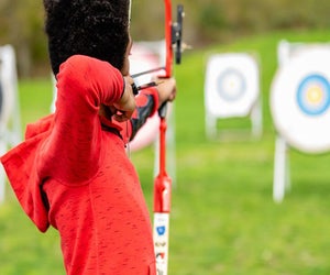 Take aim at a summer camp experience that balances sleepaway fun with shorter sessions. 