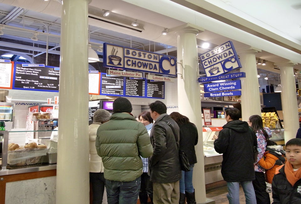 It's Boston, after all...try the chowda (and lobster roll)!