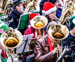 The music will ring out all over Boston with the top holiday shows for families. Boston Tuba Christmas Concert photo by Peter Lee via Flickr 2.o