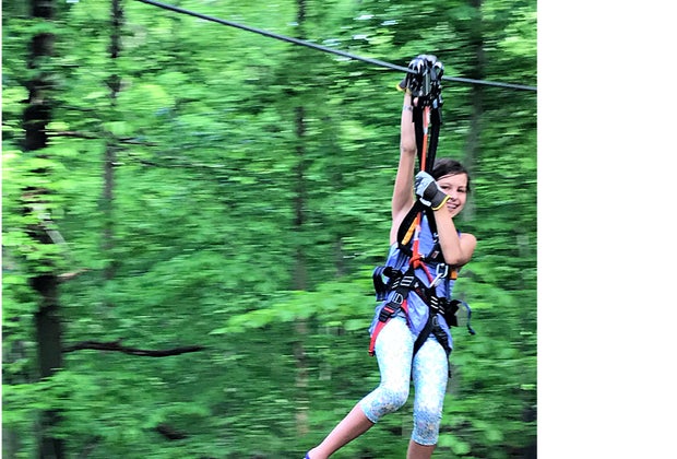 Boundless Adventures treetop zip line park in Berlin, MA