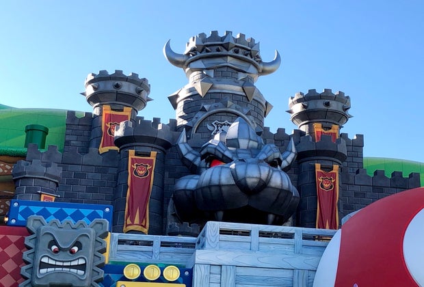 Bowser’s Castle at Super Nintendo World, Universal Studios Hollywood