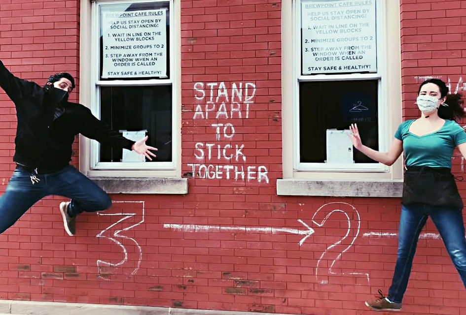 Brewpoint Coffee is selling much more than local brews and working to keep hospital staffers caffeinated, too. Photo courtesy of the shop