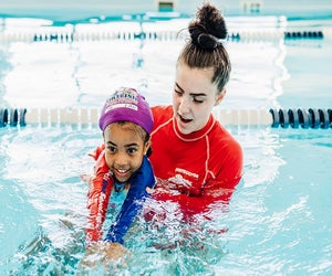 Swimming is a life skill kids can learn from a young age. Photo courtesy of British Swim School 