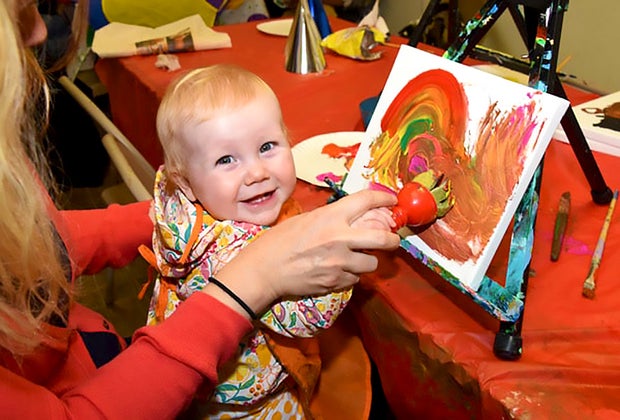 Birthday party places in Brooklyn for preschoolers and toddlers: Art Fun Studio