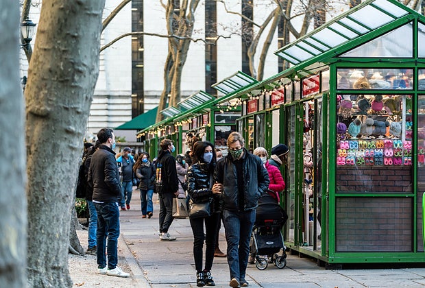 Holiday Shops at Bank of America Winter Village in Bryant Park