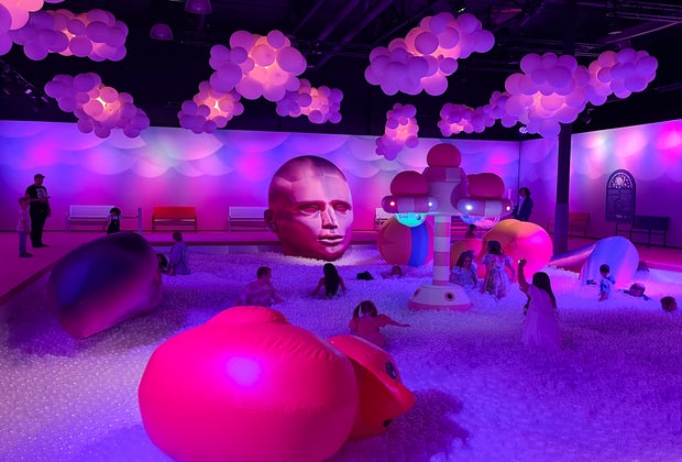 Bubble World: Dive into a ball pit at LA's immersive experience