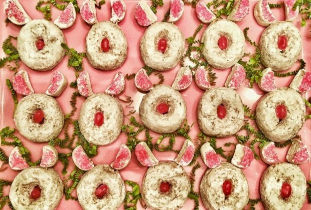 Easter Desserts, Easter Recipes, and Easter Brunch Ideas: Bunny Donuts