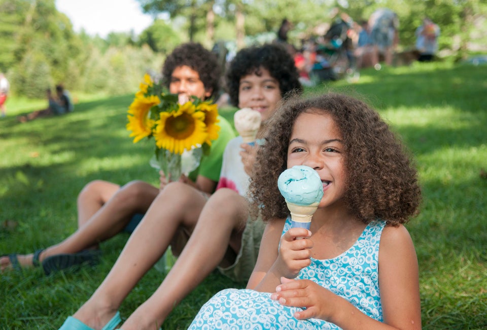 Buttonwood Farm serves up ice cream, sunflowers, and fun family entertainment. Photo courtesy of Visit CT