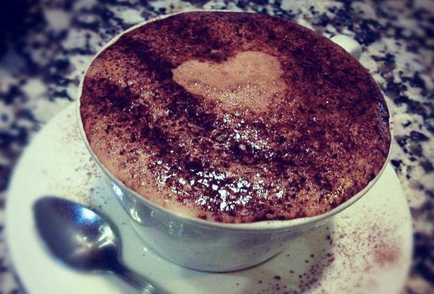 Caffe Vittoria in the North End has some of Boston's Best Hot Chocoloate.