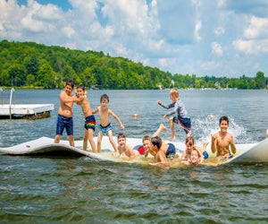 Waterfront activities are a favorite at Awosting. Photo courtesy of Camp Awosting