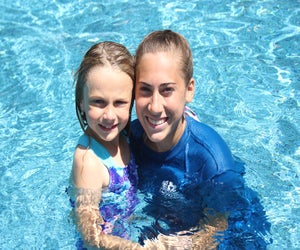 Campers take part in daily swim lessons at Camp Harbor.