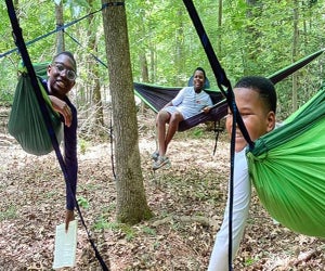 Being outside is a core component of the aptly named Camp Under the Stars. Photo courtesy of the camp 