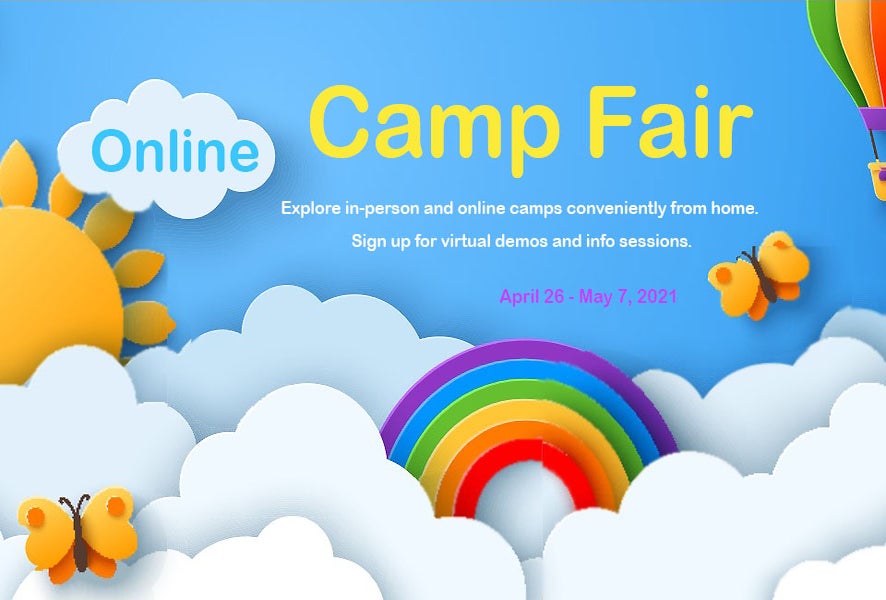  Visit the 2021 virtual summer camp fair to find new camps!