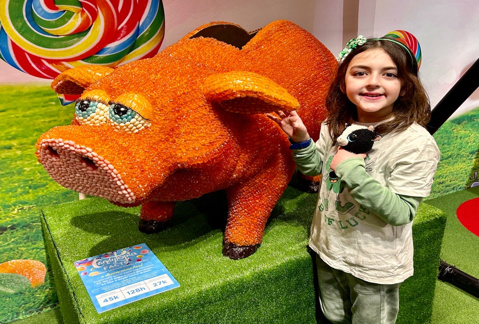 See sculptures made entirely out of candy at Candytopia. Photo by Jennifer Marino Walters