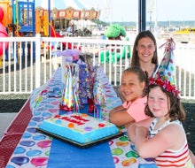 The carousel and playground at National Harbor are lots of fun for kids' birthday parties. Photo courtesy of Spirit Park 