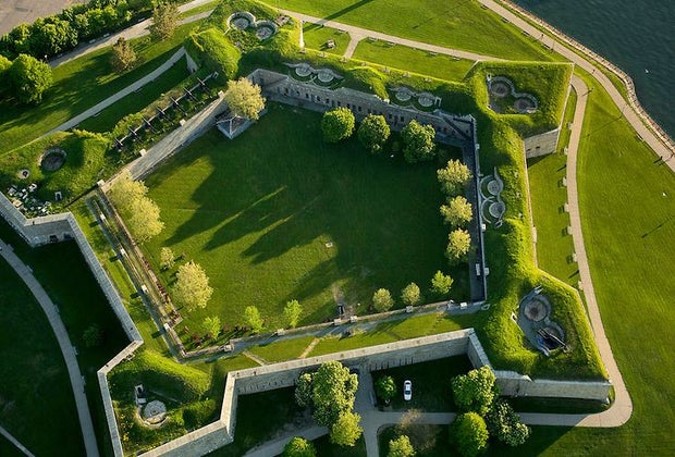 Image of Fort Independence, one of Boston's best things to see and do with kids.
