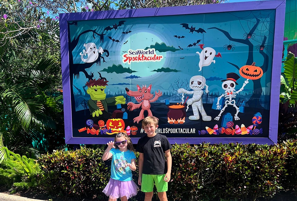 SeaWorld’s Spooktacular offers fun surprises, tricks, and treats during this daytime October event. Photo by author