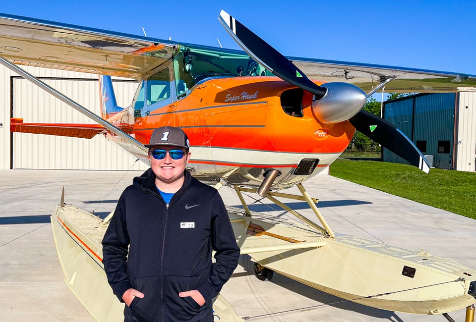 Kids can take to the skies with the free Young Eagles program! Photo by author Charlotte Blanton