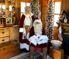 Visit Santa at the Midwestern Christmas town of Cedarburg, Wisconsin. Photo courtesy of cedarburgfestival.org