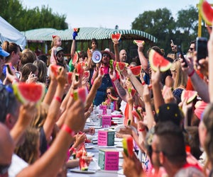 Celebrate the sweetest festival in town at Harbes Farm & Vineyard’s Annual Watermelon Festival this weekend. Photo courtesy of the farm