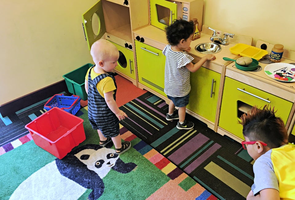 Playtime with friends at the DTLA Central Library