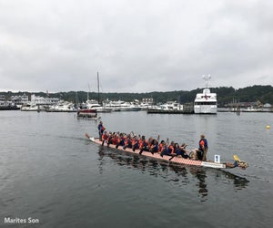 Cheer on the dragon boat racing teams in Port Jefferson. Photo courtesy of Port Jefferson village