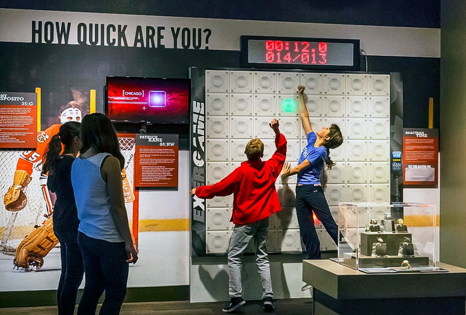 Test your mind! Photo courtesy of the Chicago Sports Museum