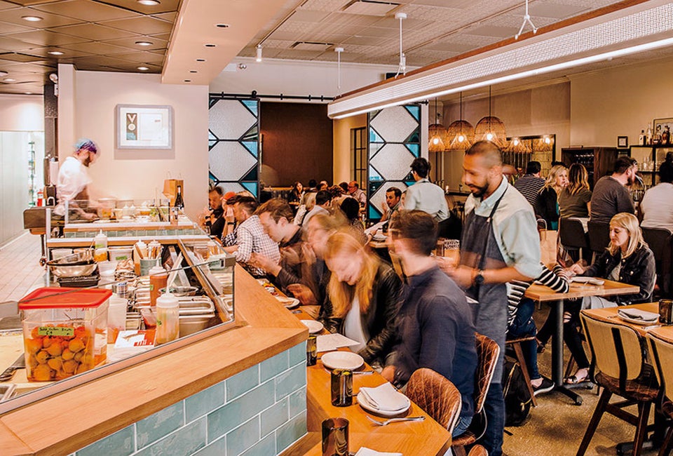 Galit has a laidback interior and highchairs available. Photo courtesy of the Kinship Company.