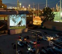 ChiTown Movies is a drive-in movie theater in Chicago. Photo courtesy of ChiTown Futbol, Facebook