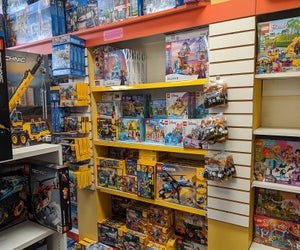 Child's Play has several area stores offering contactless curbside pickup or delivery of its goods, including these fun Lego sets. Photo courtesy of Child's Play 