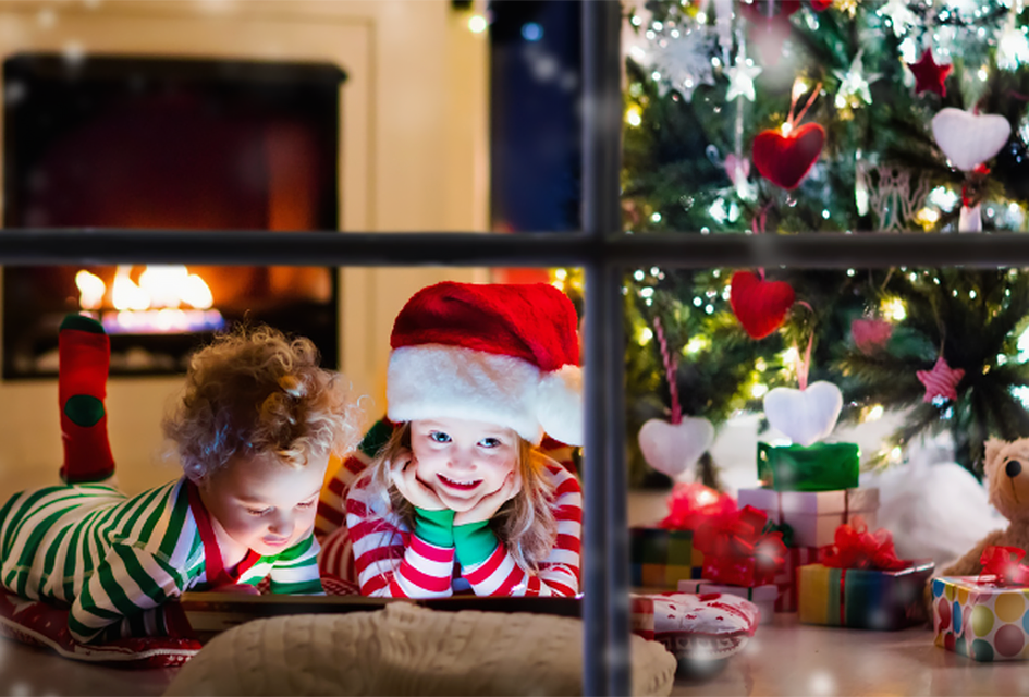 Track Santa with one the free Santa trackers while  relaxing by the lights of the Christmas tree. 