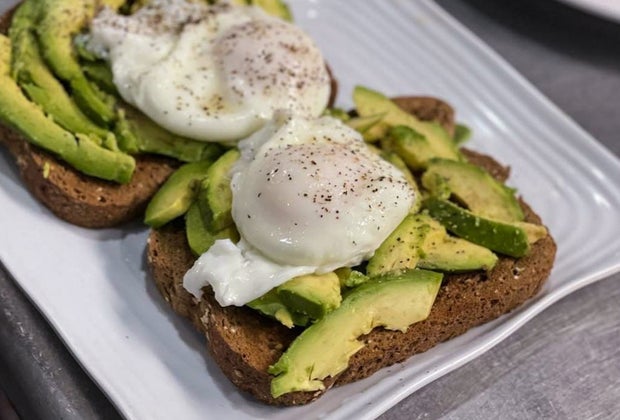 Photo of avocado toast with eggs-Best Places for Breakfast in CT