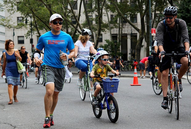 Bike or walk when you can, instead of taking a car.