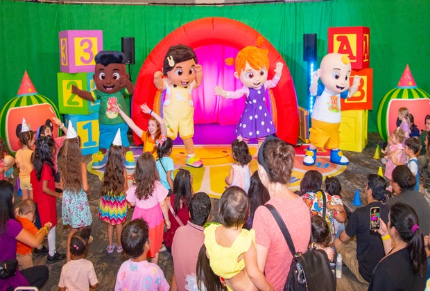 Cocomelon Party Time: sing-alongs and story times.