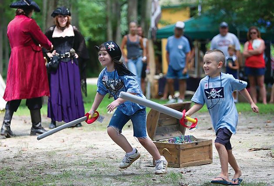 Bring your little pirates to Seafarers' Weekend at Historic Cold Spring Village. Photo courtesy of the village