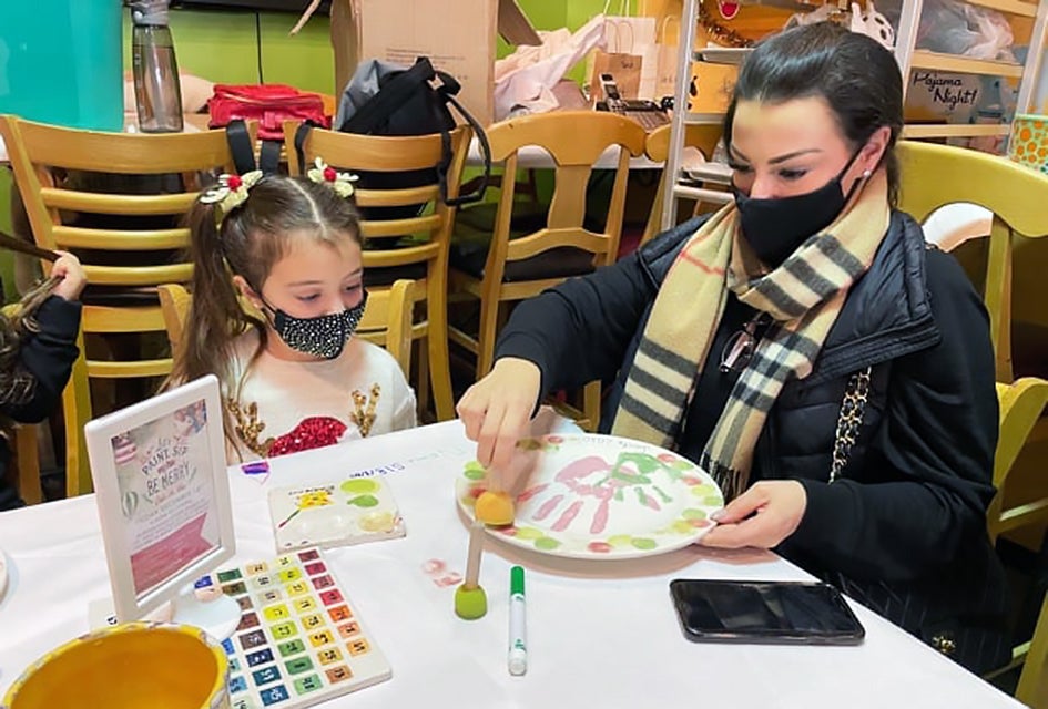 Have a mommy-and-me day at Color Me Mine in Summit or Ridgewood. 