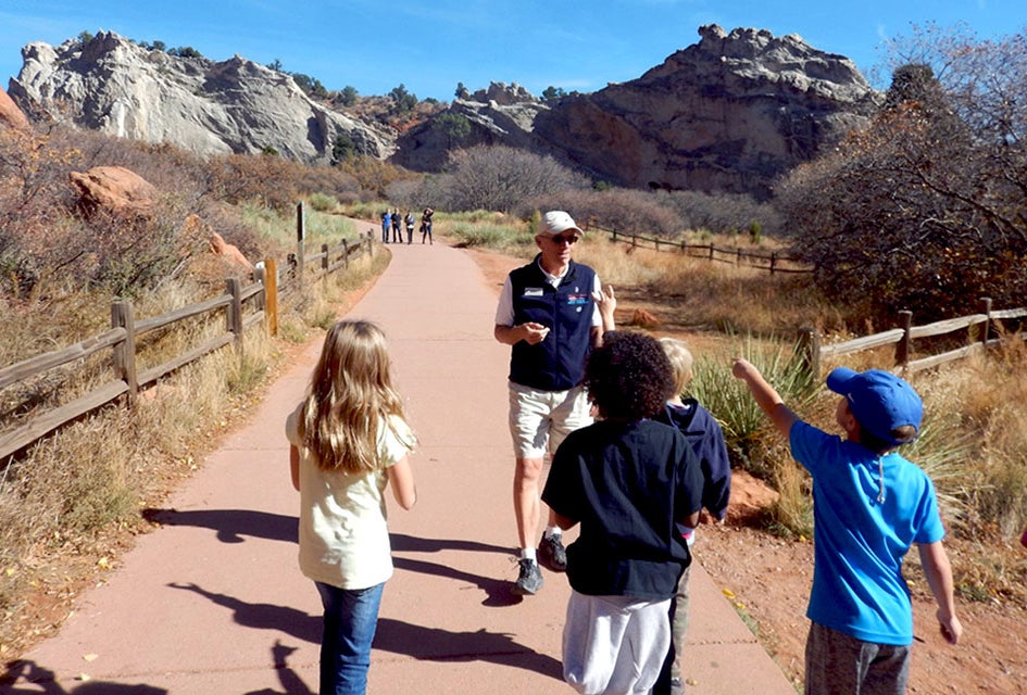 Be wowed by the majestic rock formations at Garden of the Gods. Photo courtesy of the nature center
