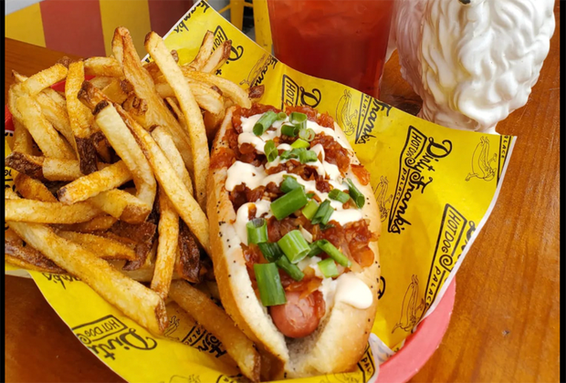 Columbus with Kids: 33 Things to Do in Columbus, OH: Dirty Frank’s Hot Dog Palace