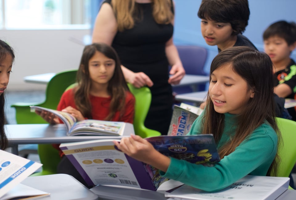 AoPS Academy students collaborate with other outstanding peers, working with the same student cohort throughout the year.