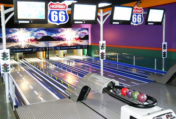 Long island Bowling Alleys Coram Country Lanes photo of lanes