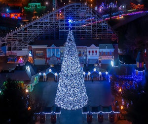 The top Christmas activities are lighting up Connecticut in 2025! Holiday Lights photo courtesy of Lake Compounce  