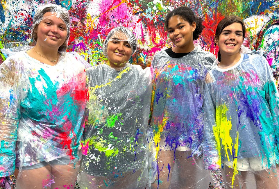 Dress for the Mess  at Creative Jam Art in Bristol. Photo by Ally Noel for Mommy Poppins.