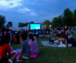 Connecticut has plenty of free outdoor movies for kids this summer, so get your popcorn ready!  Photo by Ally Noel.