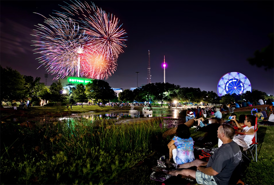 Fair Park Fourth is a fantastic event with free admission. Enjoy live music, food trucks, and plenty of activities for kids. Photo courtesy Fair Park