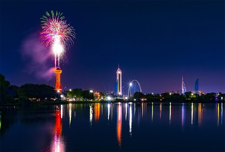 Celebrate the Fourth of July at Six Flags Over Texas' celebration Star-Spangled Nights. Photo courtesy of Six Flags Over Texas 