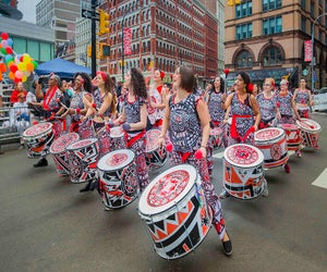 Rain or shine, over 10,000 dancers will hit the street for the Dance Parade. Photo courtesy of the event